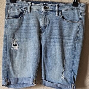 Massimo Denim mid-rise Bermuda shorts